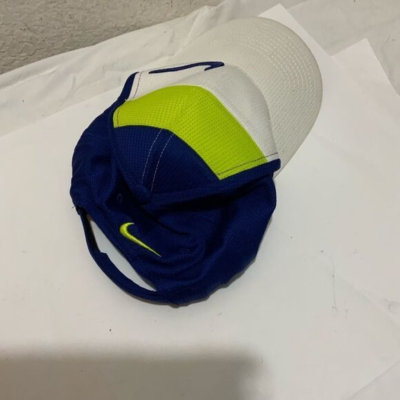 Nike golf hat navy blue green white adjustable - Picture 6 of 9